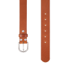 Gürtel COSMO Cognac 4cm ohne Schließe