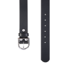 Gürtel COSMO Black 4cm ohne Schließe