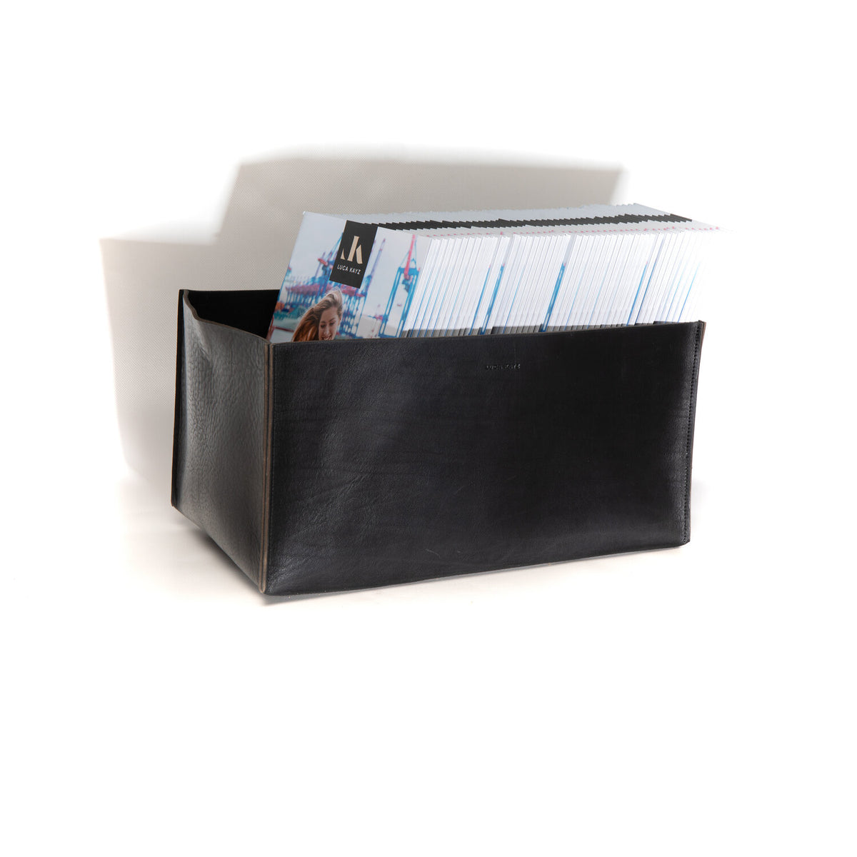 zeitungsbox aufbewahrung Box aus Leder - Stilvolle Aufbewahrung für Zeitschriften