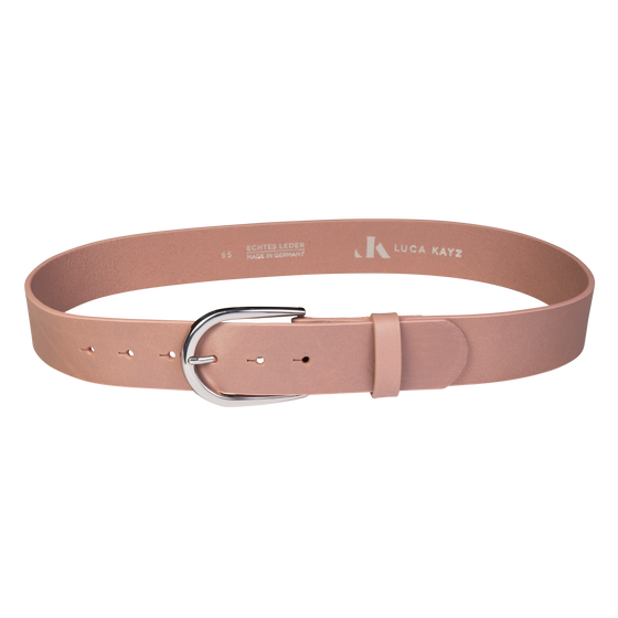Gürtel COSMO Old Pink 4cm ohne Schließe