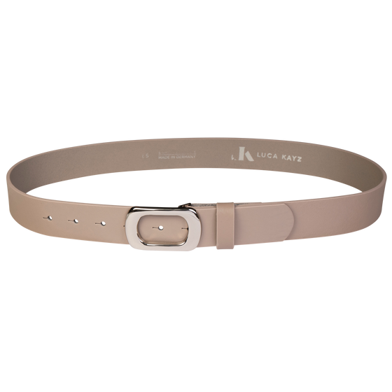 Gürtel COSMO Light Grey 3,5cm ohne Schließe