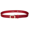 Gürtel COSMO Red 3,5cm ohne Schließe
