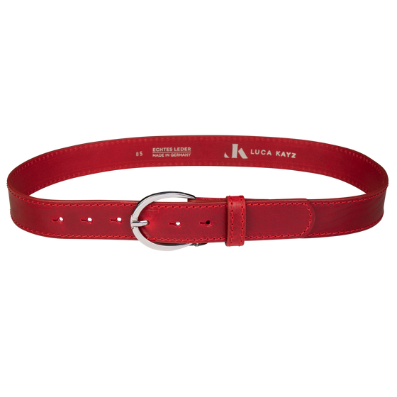 Gürtel COSMO STITCH Red 3,5cm ohne Schließe