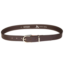  Gürtel COSMO STITCH Brown 3cm ohne Schließe