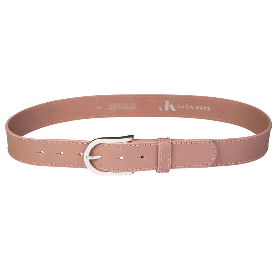Gürtel COSMO STITCH Old Pink 3,5cm ohne Schließe