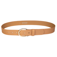  Gürtel COSMO Caramel 3,5cm ohne Schließe