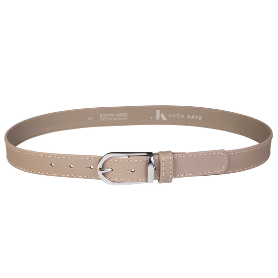 Gürtel COSMO STITCH Light Grey 3cm ohne Schließe