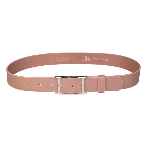 Gürtel COSMO Old Pink 3,5cm ohne Schließe