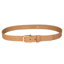  Gürtel COSMO STITCH Caramel 3cm ohne Schließe