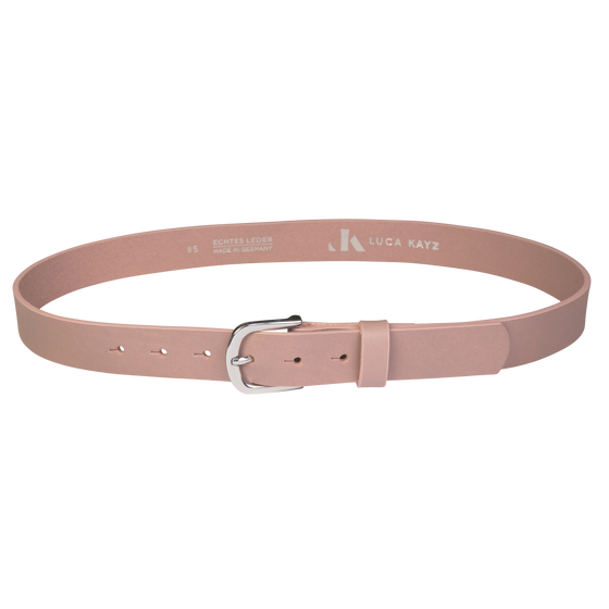 Gürtel COSMO Old Pink 3cm ohne Schließe