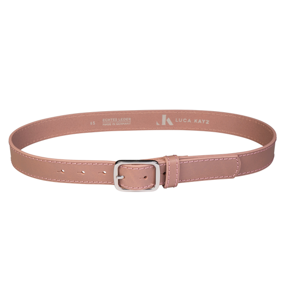 Gürtel COSMO STITCH Old Pink 3cm ohne Schließe
