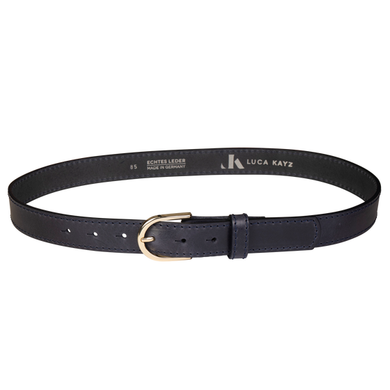 Gürtel COSMO STITCH Blue 3cm ohne Schließe