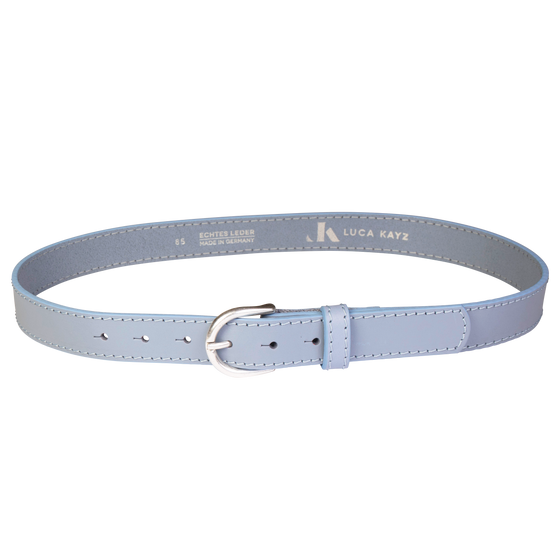 Gürtel COSMO STITCH Smoke Blue 3cm ohne Schließe