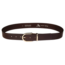  Gürtel COSMO Brown 3,5cm ohne Schließe