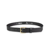 Herren Ledergürtel „Cosmo“ – Vollleder, 3.5 cm, goldener Schließe