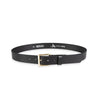Herren Ledergürtel „Cosmo“ – Vollleder, 3.5 cm, goldener Schließe
