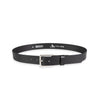 Herren Ledergürtel „Cosmo“ – Vollleder, 3.5 cm, silberne Schließe