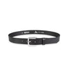 Herren Ledergürtel „Cosmo“ – Vollleder, 3.5 cm, silberne Schließe