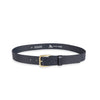 Herren Ledergürtel „Cosmo“ – Vollleder, 3.5 cm, goldener Schließe