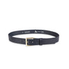 Herren Ledergürtel „Cosmo“ – Vollleder, 3.5 cm, goldener Schließe