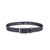 Herren Ledergürtel „Cosmo“ – Vollleder, 3.5 cm, silberne Schließe