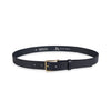 Herren Ledergürtel „Cosmo“ – Vollleder, 3 cm, Mattgold Schließe