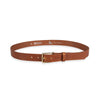 Herren Ledergürtel „Cosmo“ – Vollleder, 3 cm, Mattgold Schließe