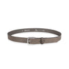 Herren Ledergürtel „Cosmo“ – Vollleder, 3 cm, altsilber Schließe 4484