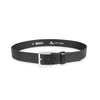 Herren Ledergürtel „Cosmo“ – Vollleder, 4 cm, altsilberner Schließe 4130