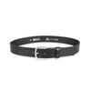 Herren Ledergürtel „Cosmo“ – Vollleder, 4 cm, altsilberner Schließe 4484