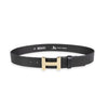 Herren Ledergürtel „Cosmo“ – Vollleder, 4 cm, goldene H-Schließe 4876