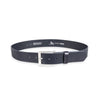 Herren Ledergürtel „Cosmo“ – Vollleder, 4 cm, altsilberner Schließe