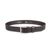 Herren Ledergürtel „Cosmo“ – Vollleder, 4 cm, altsilberner Schließe 4130