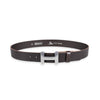 Herren Ledergürtel „Cosmo“ – Vollleder, 4 cm, silberne H-Schließe 4786