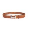 Herren Ledergürtel „Cosmo“ – Vollleder, 4 cm, silberne H-Schließe 4786