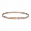 Gürtel CROCO 2cm mit H-Schließe Gold