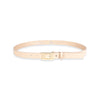 Damen Ledergürtel „Cosmo“ – Vollleder, 2.5 cm, goldene Schließe 2512