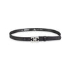 Damen Ledergürtel „Cosmo“ – Vollleder, 2.5 cm, silberne Schließe 2505