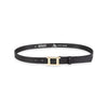 Damen Ledergürtel „Cosmo“ – Vollleder, 2.5 cm, goldene Schließe 2512