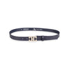 Damen Ledergürtel „Cosmo“ – Vollleder, 2.5 cm, goldene Schließe 2504
