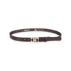 Damen Ledergürtel „Cosmo“ – Vollleder, 2.5 cm, goldene Schließe 2504