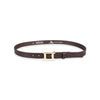 Damen Ledergürtel „Cosmo“ – Vollleder, 2.5 cm, goldene Schließe 2512