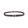 Damen Ledergürtel „Cosmo“ – Vollleder, 2.5 cm, silberne Schließe 2513