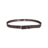 Damen Ledergürtel „Cosmo“ – Vollleder, 2.5 cm, silberne Schließe 2521