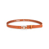 Damen Ledergürtel „Cosmo“ – Vollleder, 2.5 cm, goldene Schließe 2504
