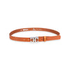 Damen Ledergürtel „Cosmo“ – Vollleder, 2.5 cm, silberne Schließe 2505