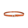 Damen Ledergürtel „Cosmo“ – Vollleder, 2.5 cm, silberne Schließe 2513