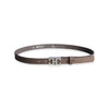 Damen Ledergürtel „Cosmo“ – Vollleder, 2.5 cm, silberne Schließe 2505