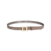 Damen Ledergürtel „Cosmo“ – Vollleder, 2.5 cm, goldene Schließe 2512