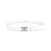 Damen Ledergürtel „Cosmo“ – Vollleder, 2.5 cm, silberne Schließe 2505